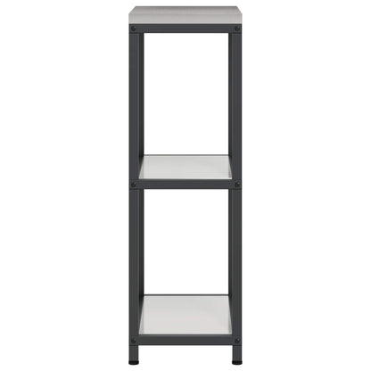 vidaXL Küchenaufbewahrung mit Regal Silber 60 x 50 x 92 cm Stahl