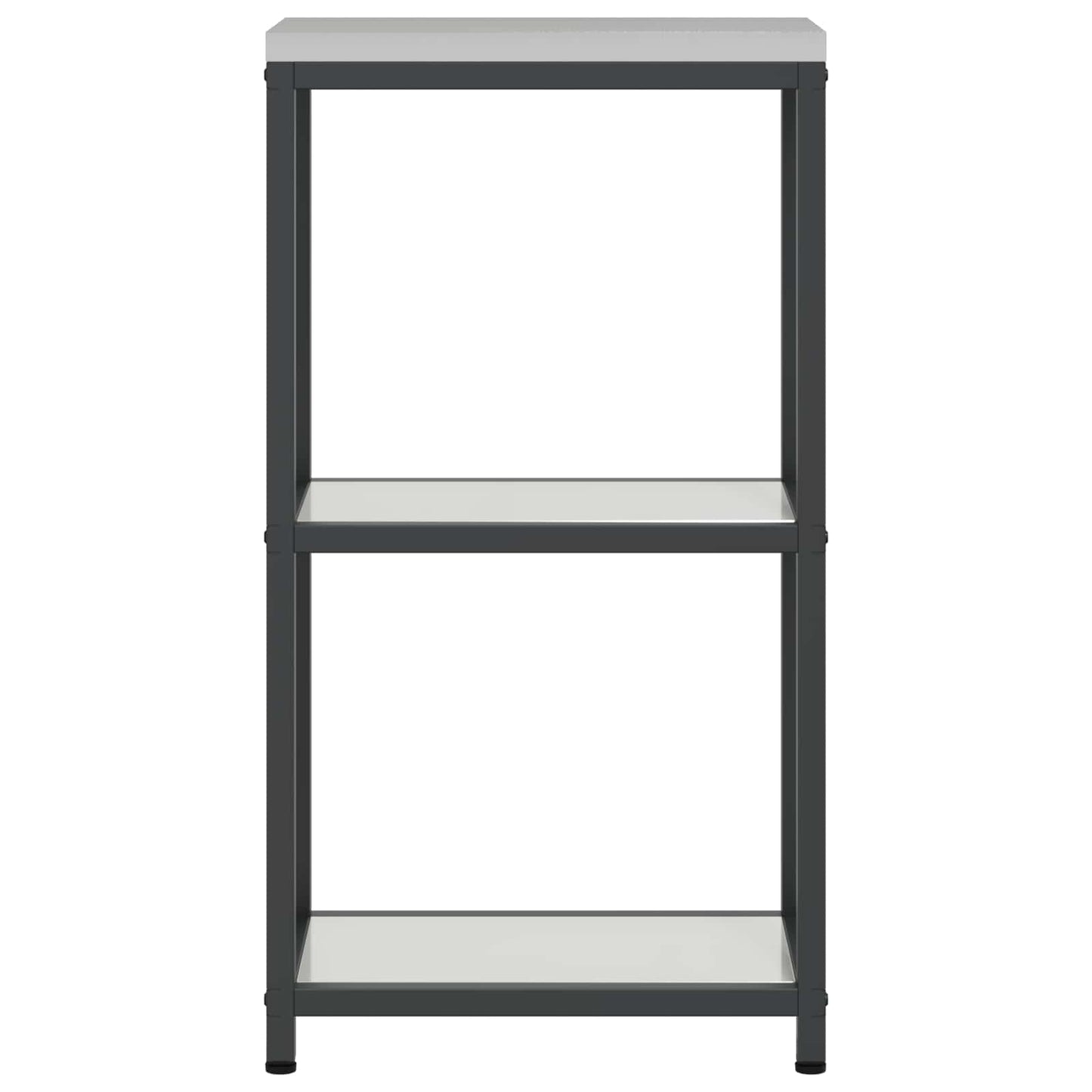 vidaXL Küchenaufbewahrung mit Regal Silber 60 x 50 x 92 cm Stahl