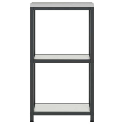 vidaXL Küchenaufbewahrung mit Regal Silber 60 x 50 x 92 cm Stahl