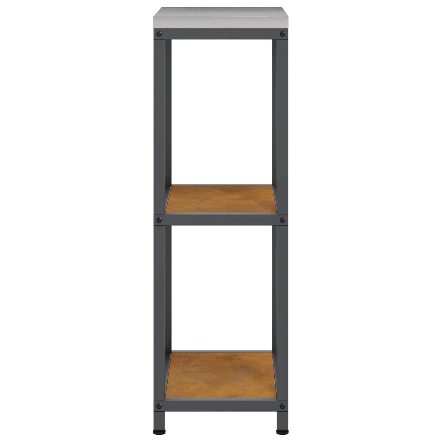vidaXL Küchenaufbewahrung mit Regal Rostig 60 x 50 x 92 cm Stahl