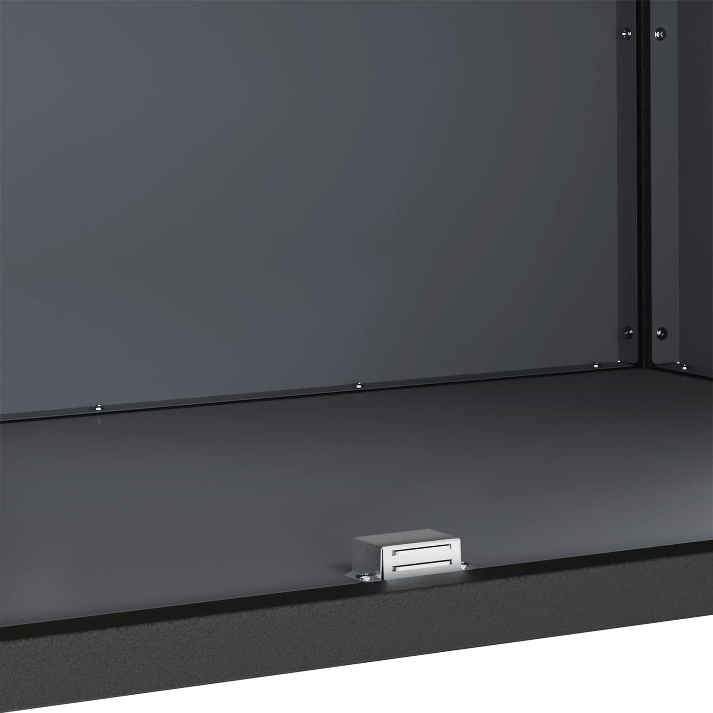 vidaXL Küchenaufbewahrung mit Regal Anthrazit 60 x 50 x 92 cm Stahl