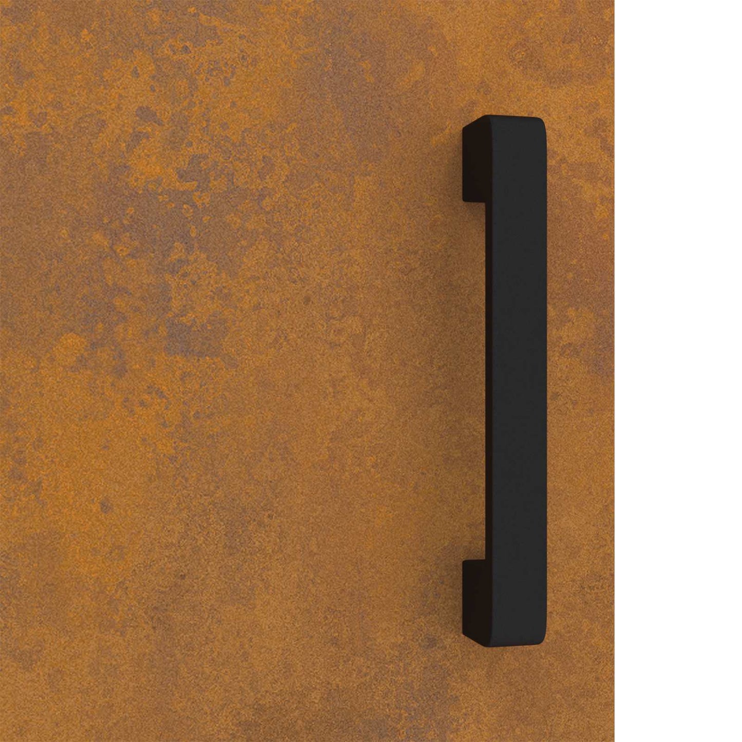 vidaXL Küchenaufbewahrung mit Regal Rostig 60 x 50 x 92 cm Stahl