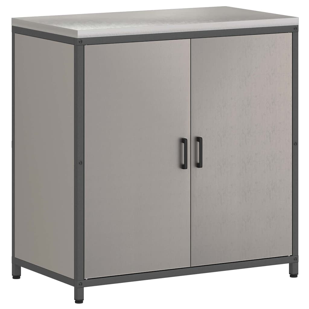 vidaXL Küchenaufbewahrung mit Regal Rostig 60 x 50 x 92 cm Stahl