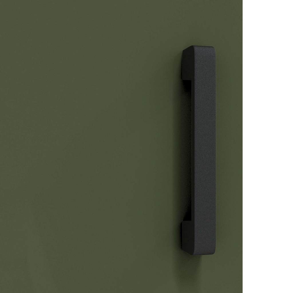 vidaXL Küchenaufbewahrung mit Regal Olive Grün 60 x 50 x 92 cm Stahl