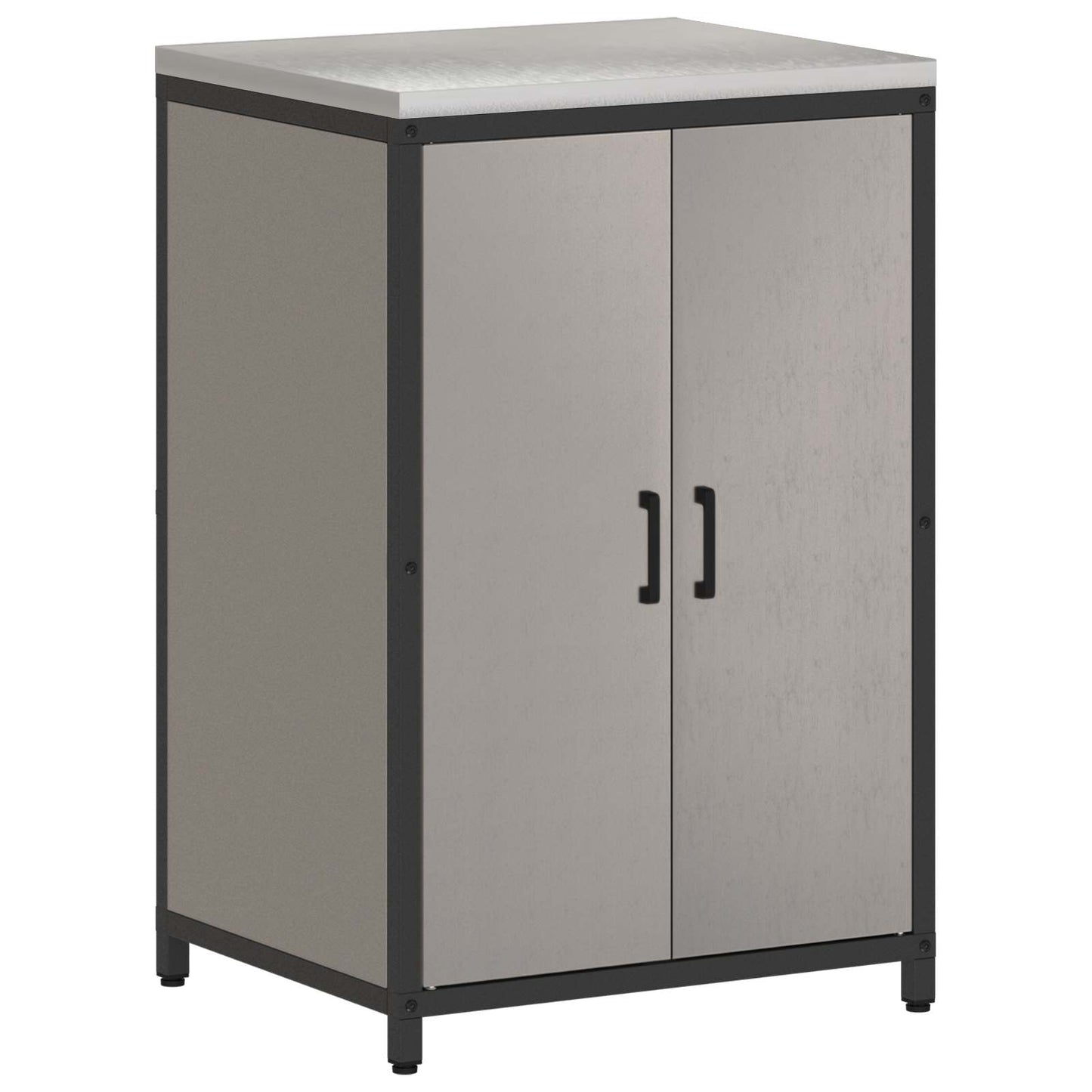vidaXL Küchenaufbewahrung mit Regal Rostig 60 x 50 x 92 cm Stahl