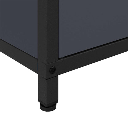 vidaXL Küchenaufbewahrung mit Regal Anthrazit 60 x 50 x 92 cm Stahl
