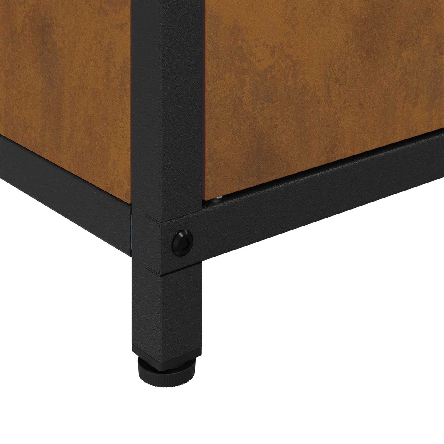 vidaXL Küchenaufbewahrung mit Regal Rostig 60 x 50 x 92 cm Stahl