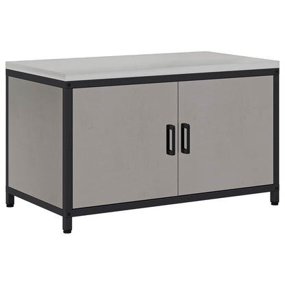 vidaXL Küchenaufbewahrung mit Regal Rostig 60 x 50 x 92 cm Stahl