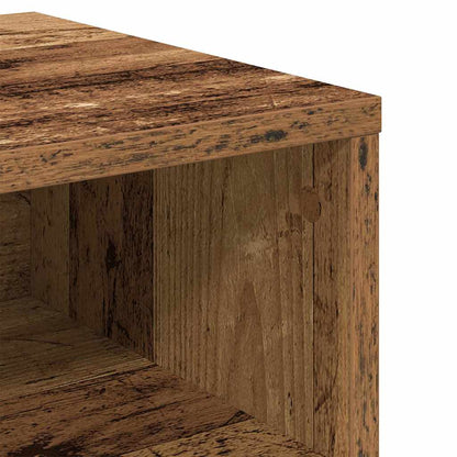 vidaXL Nachttisch Altholz 40 x 40 x 30 cm Holzwerkstoff