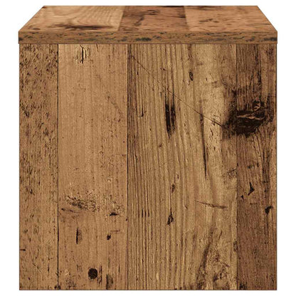 vidaXL Nachttisch Altholz 40 x 40 x 30 cm Holzwerkstoff