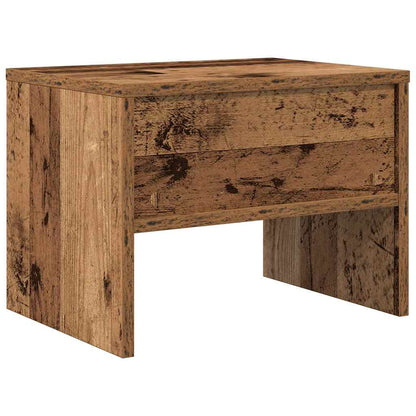 vidaXL Nachttisch 2 pcs Altholz 40 x 40 x 30 cm Holzwerkstoff