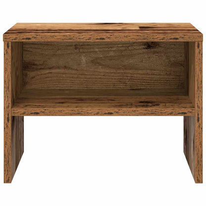 vidaXL Nachttisch 2 pcs Altholz 40 x 40 x 30 cm Holzwerkstoff