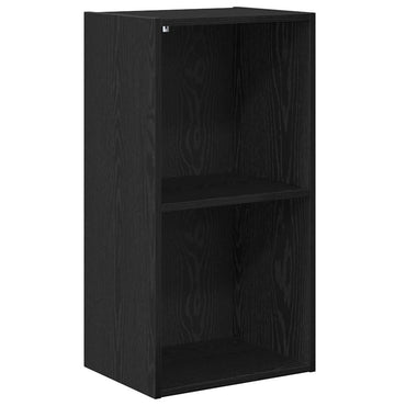 vidaXL Bibliothèque noir aspect chêne 40 x 30 x 77 cm Bois d'ingénierie