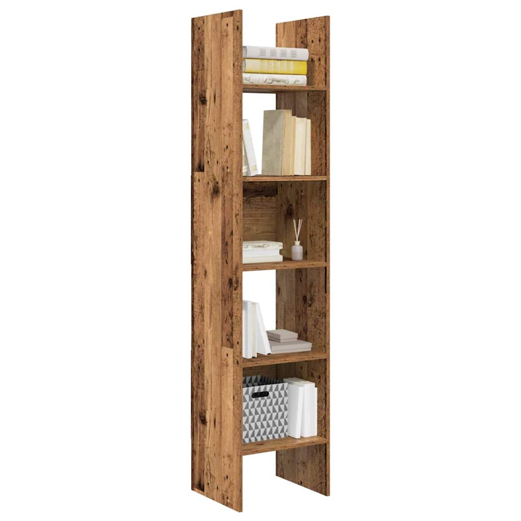 Bücherregal Altholz 40 x 35 x 180 cm Holzwerkstoff