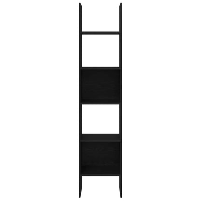 vidaXL Bücherregal Schwarz Eichen-Optik 40 x 35 x 180 cm Holzwerkstoff