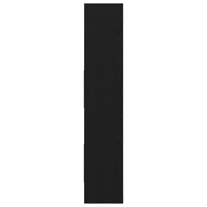 vidaXL Bücherregal Schwarz Eichen-Optik 40 x 35 x 180 cm Holzwerkstoff