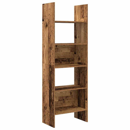 vidaXL Bücherregal Altholz 60 x 35 x 180 cm Holzwerkstoff