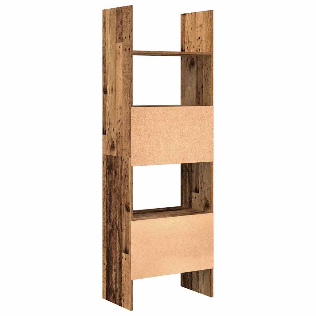 vidaXL Bücherregal Altholz 60 x 35 x 180 cm Holzwerkstoff