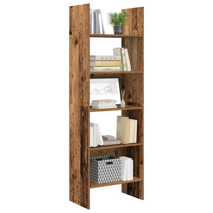 vidaXL Bücherregal Altholz 60 x 35 x 180 cm Holzwerkstoff
