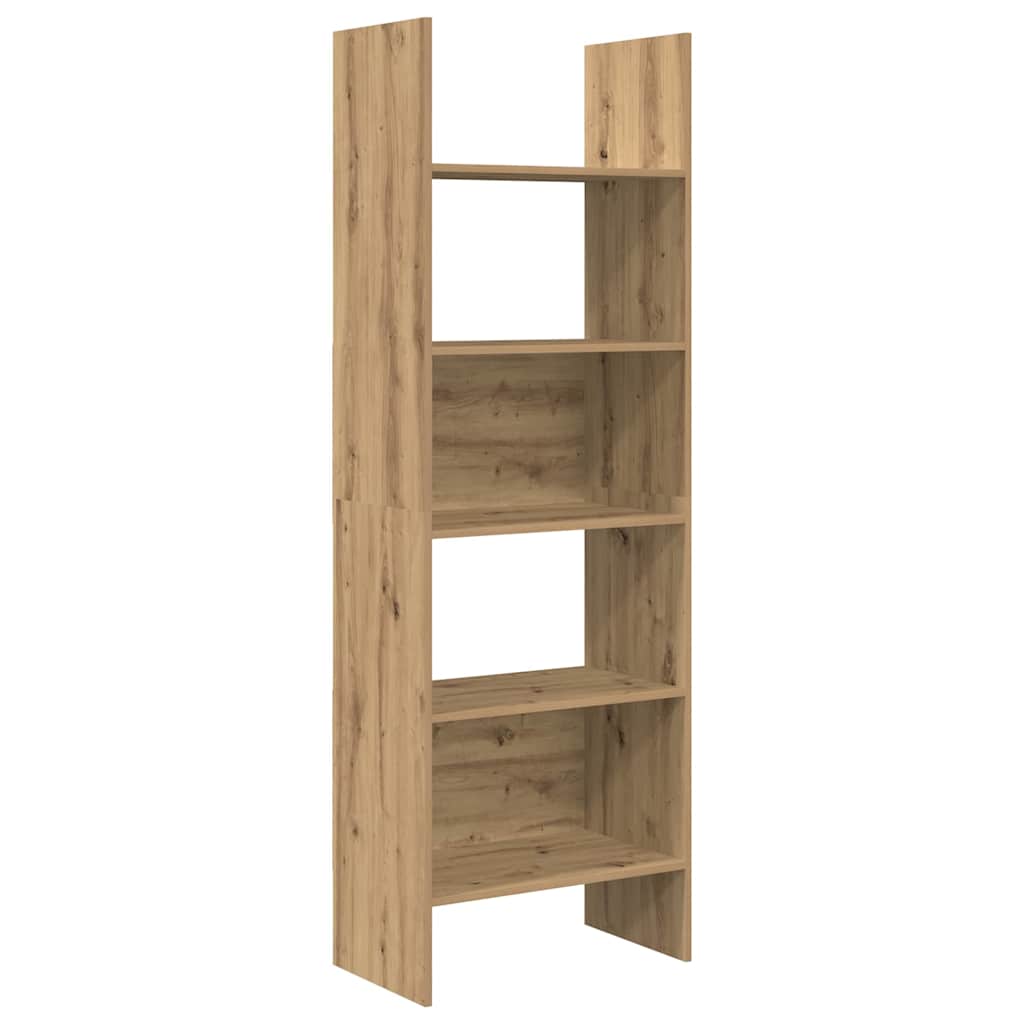 vidaXL Bücherregal Artisan-Eiche 60 x 35 x 180 cm Holzwerkstoff