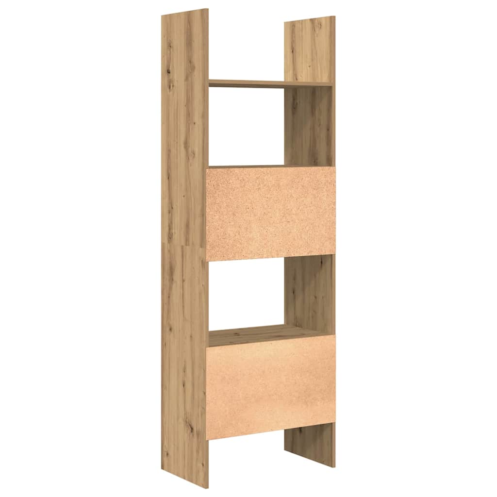 vidaXL Bücherregal Artisan-Eiche 60 x 35 x 180 cm Holzwerkstoff
