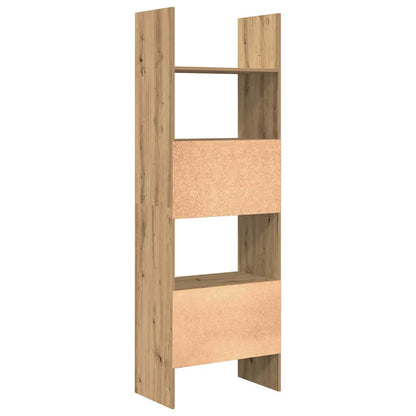 vidaXL Bücherregal Artisan-Eiche 60 x 35 x 180 cm Holzwerkstoff