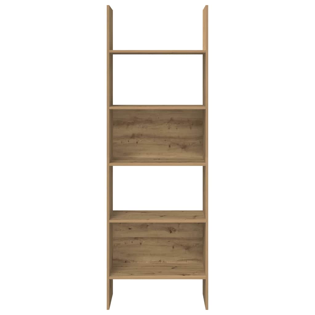 vidaXL Bücherregal Artisan-Eiche 60 x 35 x 180 cm Holzwerkstoff
