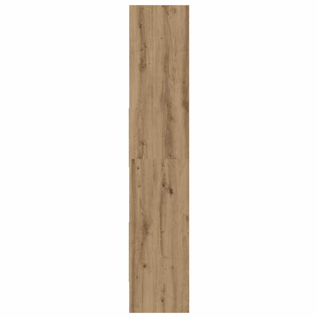 vidaXL Bücherregal Artisan-Eiche 60 x 35 x 180 cm Holzwerkstoff