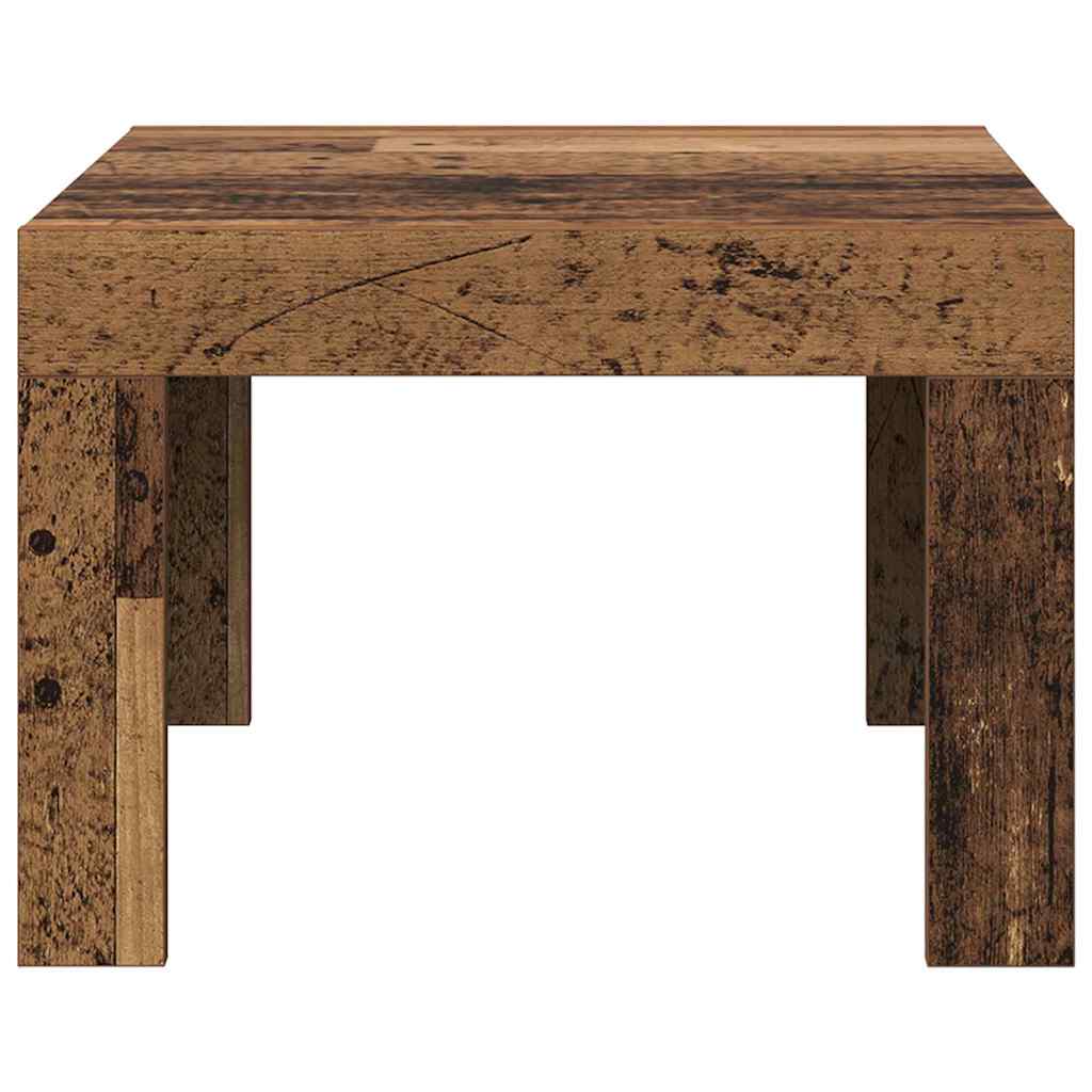 vidaXL Couchtisch Altholz 50 x 50 x 35 cm Holzwerkstoff