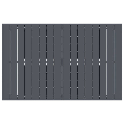 Esstisch für draußen 2 pcs Anthrazit 210 x 90 x 73 cm Stahl