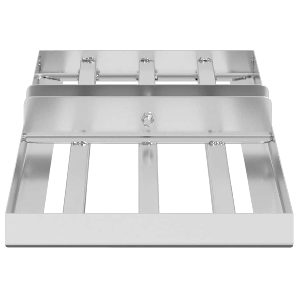 Ersatzkopf für Gartenrechen Silber 75 x 25 x 6 cm Edelstahl