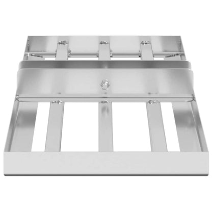 Ersatzkopf für Gartenrechen Silber 75 x 25 x 6 cm Edelstahl