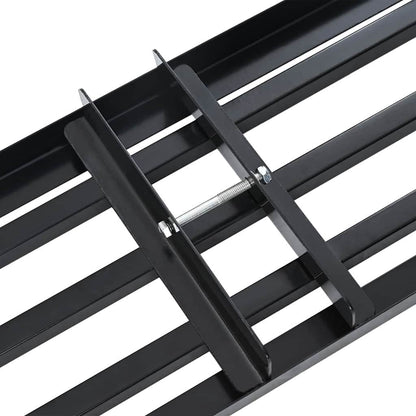 Ersatzkopf für Gartenrechen Schwarz Pulverbeschichteter Stahl