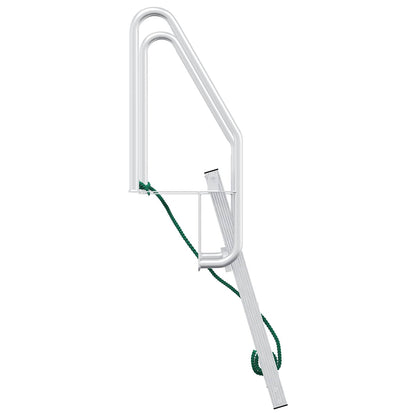 3-Stufen Dockleiter Silber 58 x 77 x 144 cm Aluminium