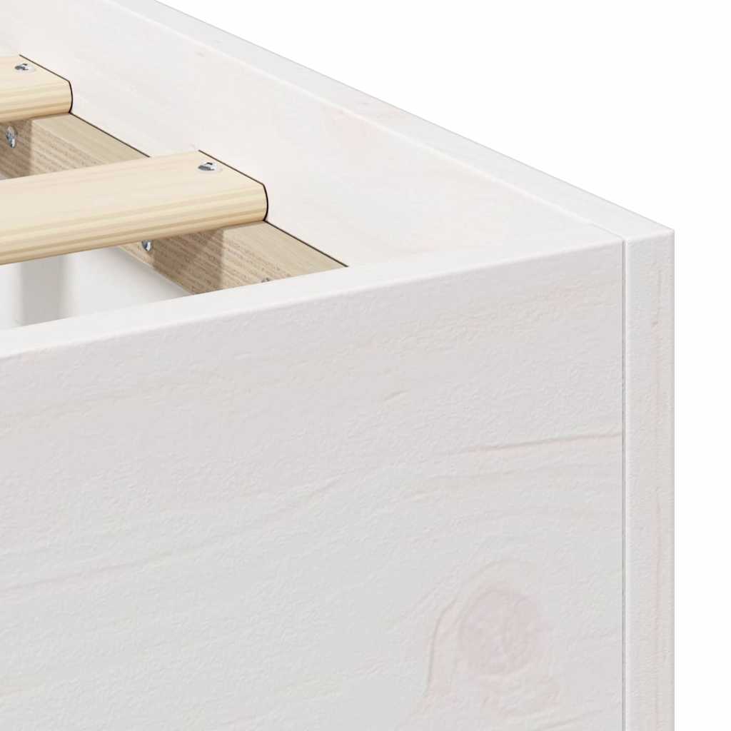 Bettgestell Weiß 90 x 190 cm