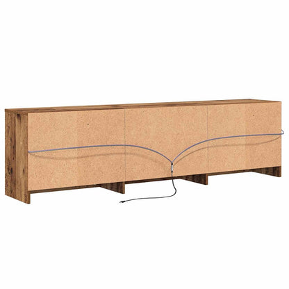 vidaXL Meubles TV 2 pcs Bois de récupération 180 x 34 x 50 cm Bois d'ingénierie