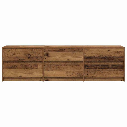 vidaXL Meubles TV 2 pcs Bois de récupération 180 x 34 x 50 cm Bois d'ingénierie