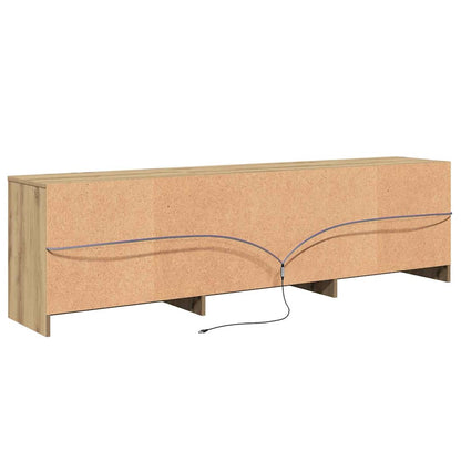 vidaXL TV-Einheiten 2 pcs Artisan-Eiche 180 x 34 x 50 cm Holzwerkstoff