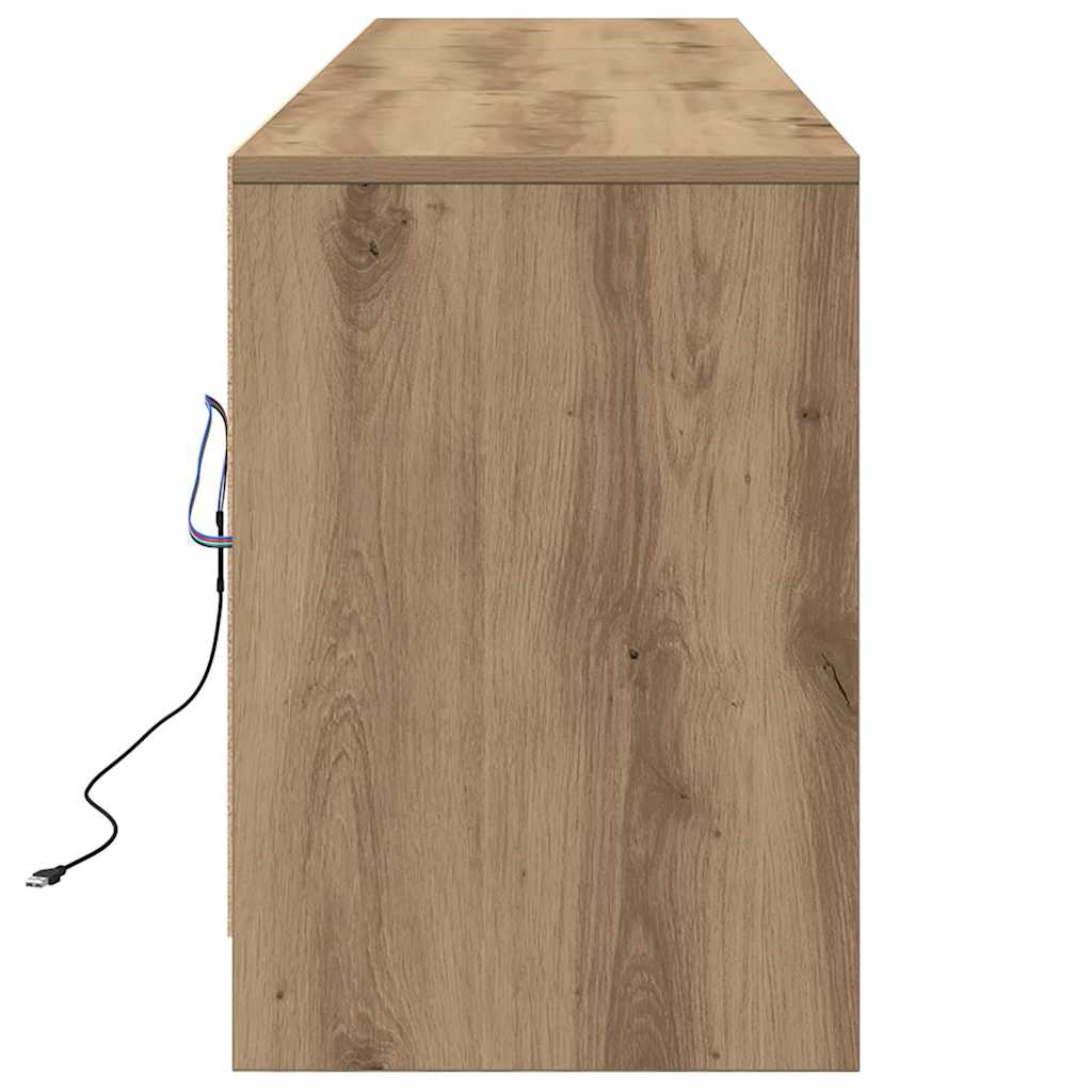 vidaXL TV-Einheiten 2 pcs Artisan-Eiche 180 x 34 x 50 cm Holzwerkstoff