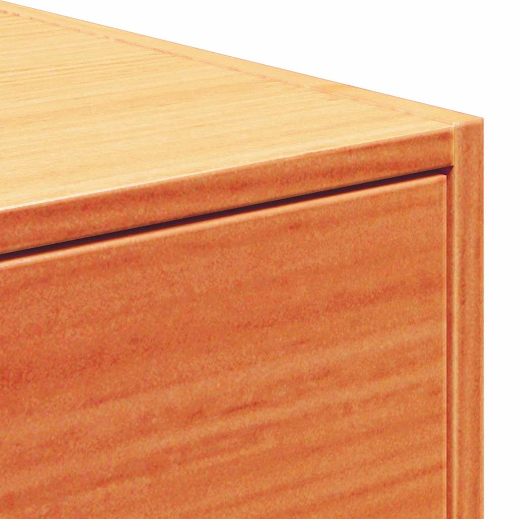 vidaXL Nachttisch Wachsbraun 50 x 32,5 x 24 cm Massivholz Kiefer