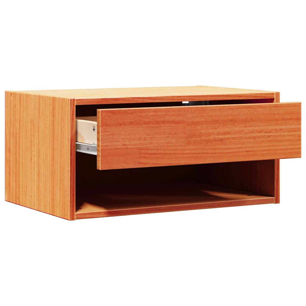vidaXL Nachttisch Wachsbraun 50 x 32,5 x 24 cm Massivholz Kiefer