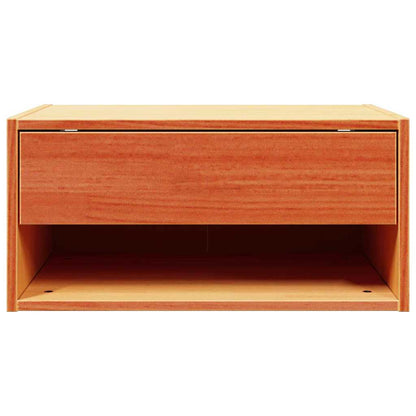 vidaXL Nachttisch Wachsbraun 50 x 32,5 x 24 cm Massivholz Kiefer