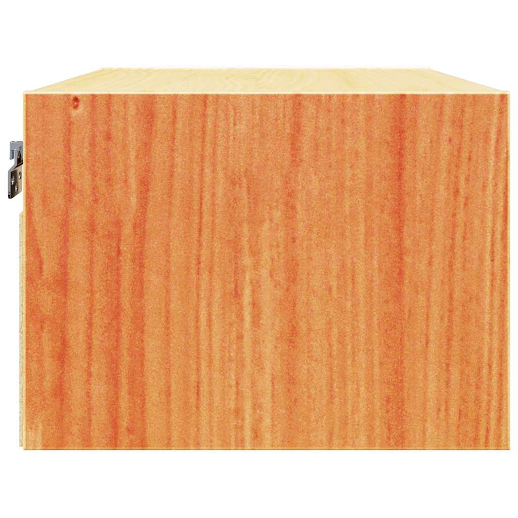 vidaXL Nachttisch Wachsbraun 50 x 32,5 x 24 cm Massivholz Kiefer
