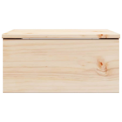 vidaXL Nachttisch Braun 37 x 35 x 18,5 cm Massivholz Kiefer