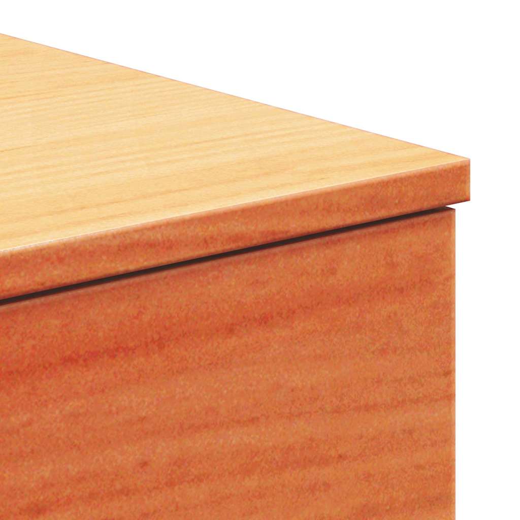 vidaXL Nachttisch Wachsbraun 37 x 35 x 18,5 cm Massivholz Kiefer