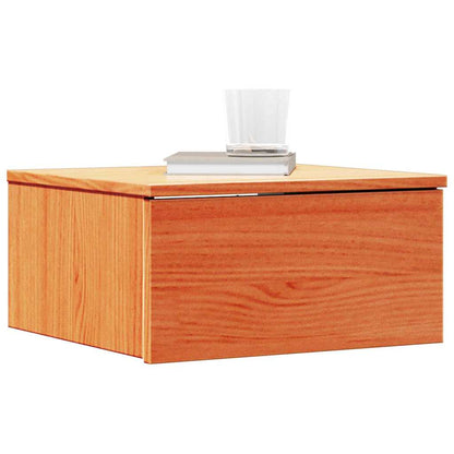 vidaXL Nachttisch Wachsbraun 37 x 35 x 18,5 cm Massivholz Kiefer