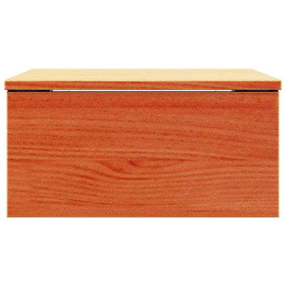 vidaXL Nachttisch 2 pcs Wachsbraun 37 x 35 x 18,5 cm Massivholz Kiefer