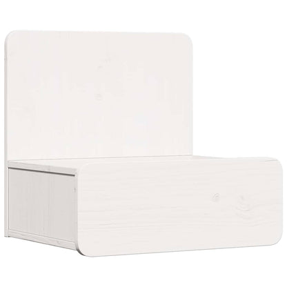 vidaXL Nachttisch 2 pcs Weiß 44 x 32,5 x 40 cm Massivholz Kiefer