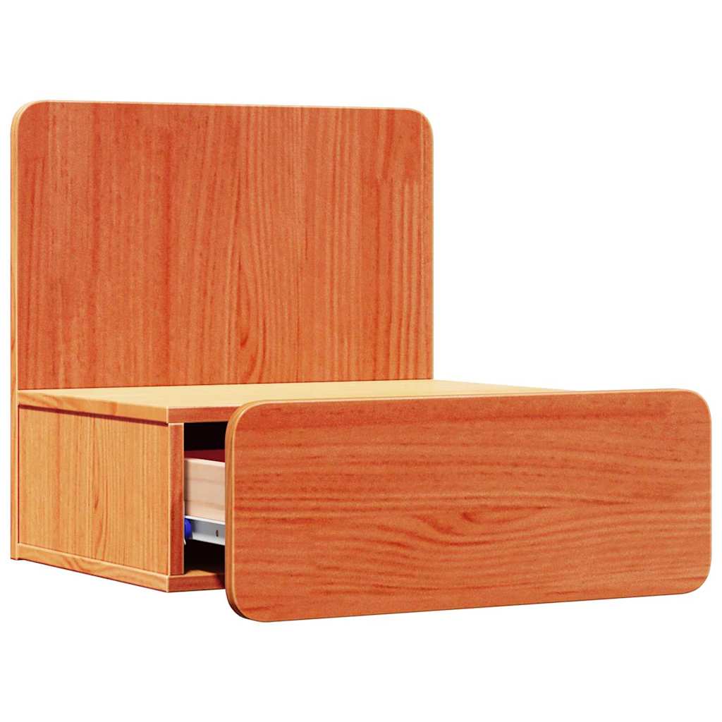 vidaXL Nachttisch Wachsbraun 44 x 32,5 x 40 cm Massivholz Kiefer