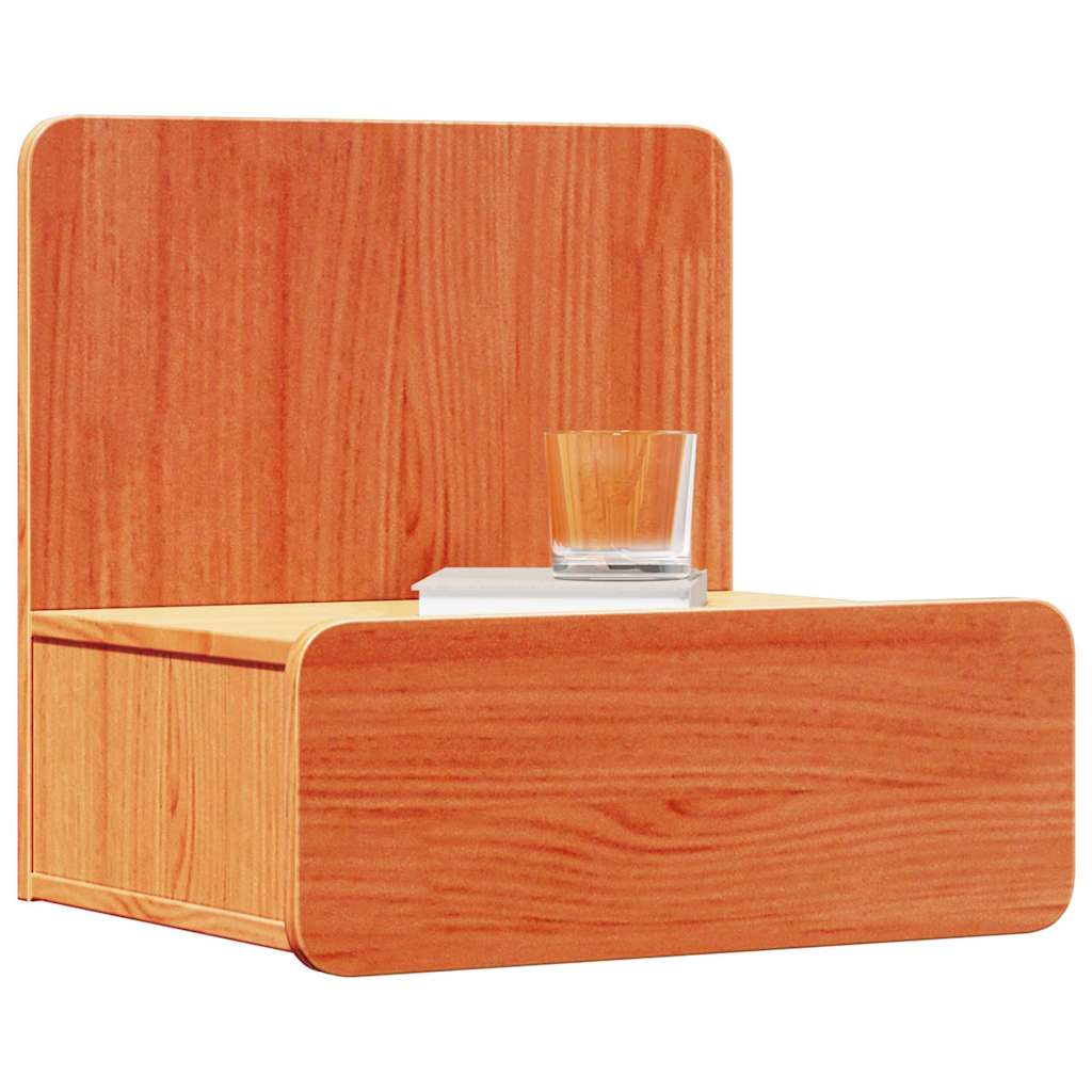vidaXL Nachttisch Wachsbraun 44 x 32,5 x 40 cm Massivholz Kiefer